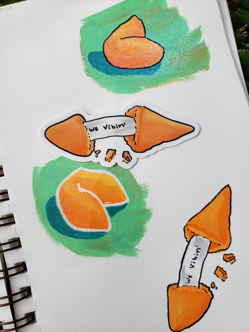 Fortune Cookie Sticker