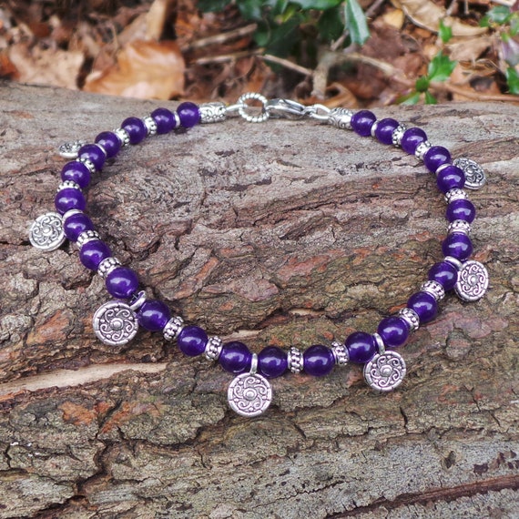 grey crystal bracelet