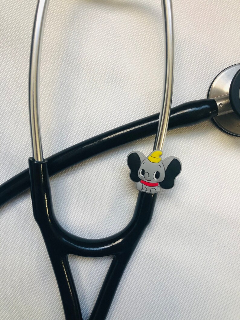 Dumbo Elephant Circus Cute Disney Stethoscope Charm Etsy