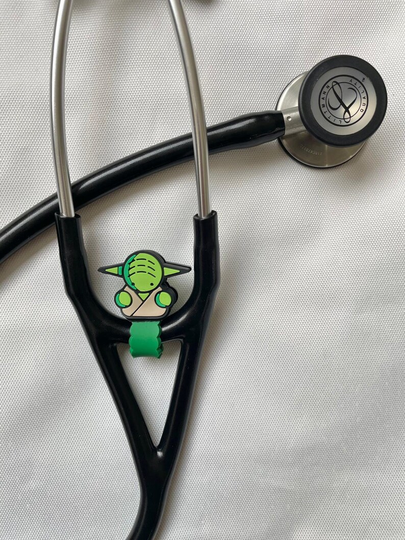 Baby Yoda Star Wars Mandalorian Stethoscope Charm Etsy