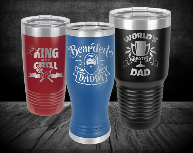 Engraved Father/'s Day Tumblers