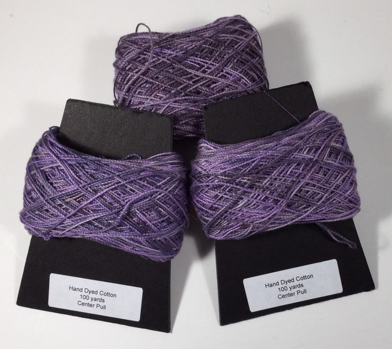 Hand Dyed Cotton Embellishment Thread