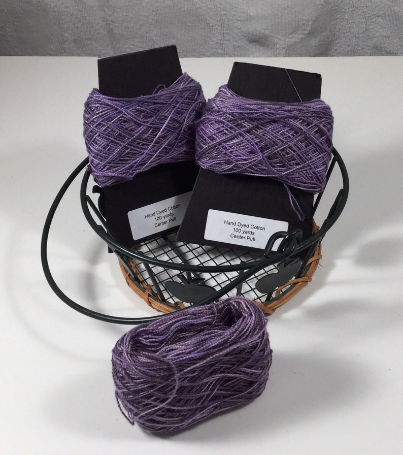 Hand Dyed Cotton Embellishment Thread