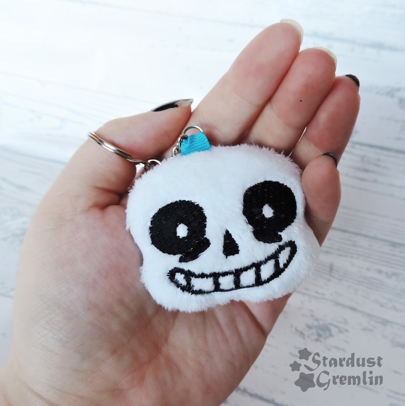 Sans Undertale Soft Plush Keychain 