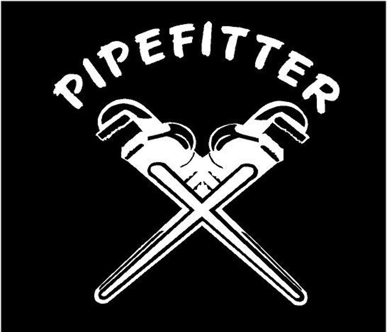 Vinyl Decal Pipefitter Wrenches Pipe Fun Country Bumper Etsy