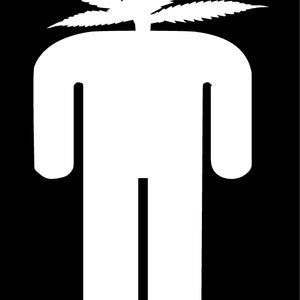 Pot Head Vinyl Decal fun truck country bumper sticker car truck laptop