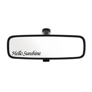 Hello Sunshine Specchietto retrovisore Vinile Decal camion country car camion laptop