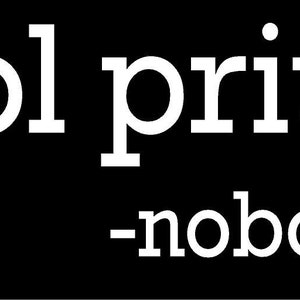 Cool Prius Said Nobody Vinyl Decal truck bumper sticker car truck laptop fun