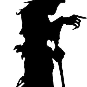 Grim Reaper Shadow Pointing Vinyl Decal truck bumper sticker car truck laptop fun