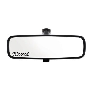 Blessed Rearview Mirror Vinyl Decal camion country car camion laptop