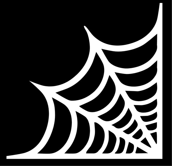 Spider Web Corner Vinyl Decal Fun Truck Country Bumper Sticker - Etsy