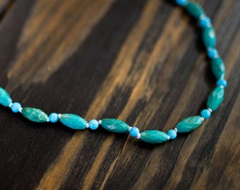 Turquoise Knotted Necklace