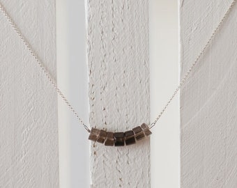 Smoky Quartz Chain Necklace