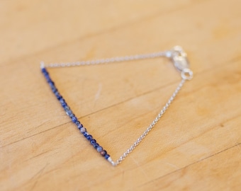 2mm Sodalite Chain Bracelet