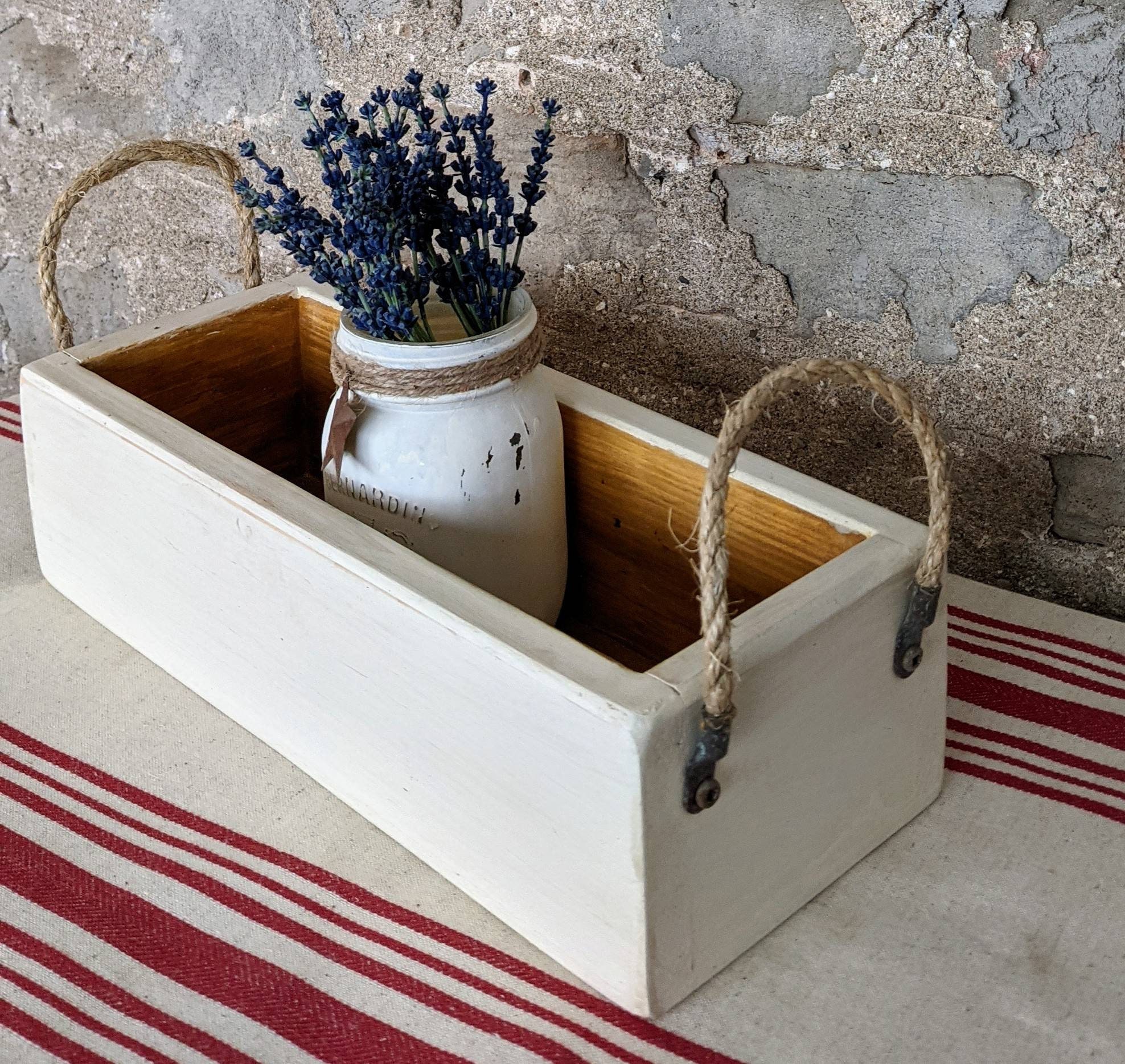 Caja de almacenamiento de madera 5 1/2 W x 13 1/2 | Etsy