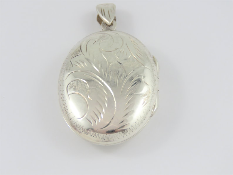 Sterling Silver Oval Locket