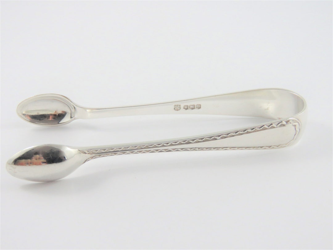 Sterling Silver 3 1/2 Inch Sugar Tongs With English Hallmarks Etsy