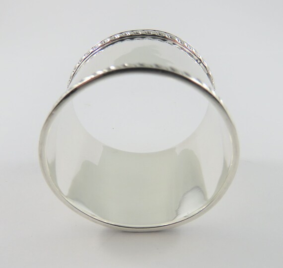 Sterling Napkin Ring With English Hallmarks - image 3