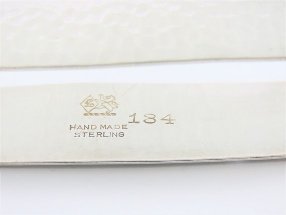 Sterling Handmade Napkin Ring - image 3