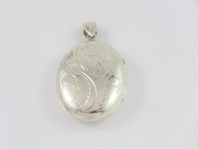 Sterling Silver Oval Locket