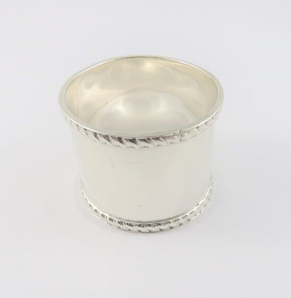 New sterling silver napkin rings sale