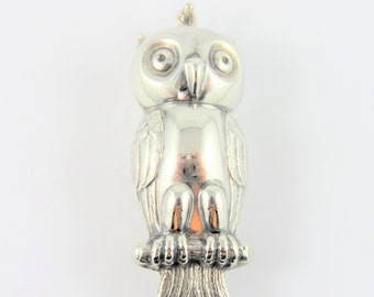 Sterling Silver Owl Pendant