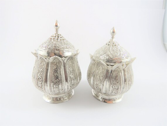 Sterling Silver Salt And Pepper Shaker Set