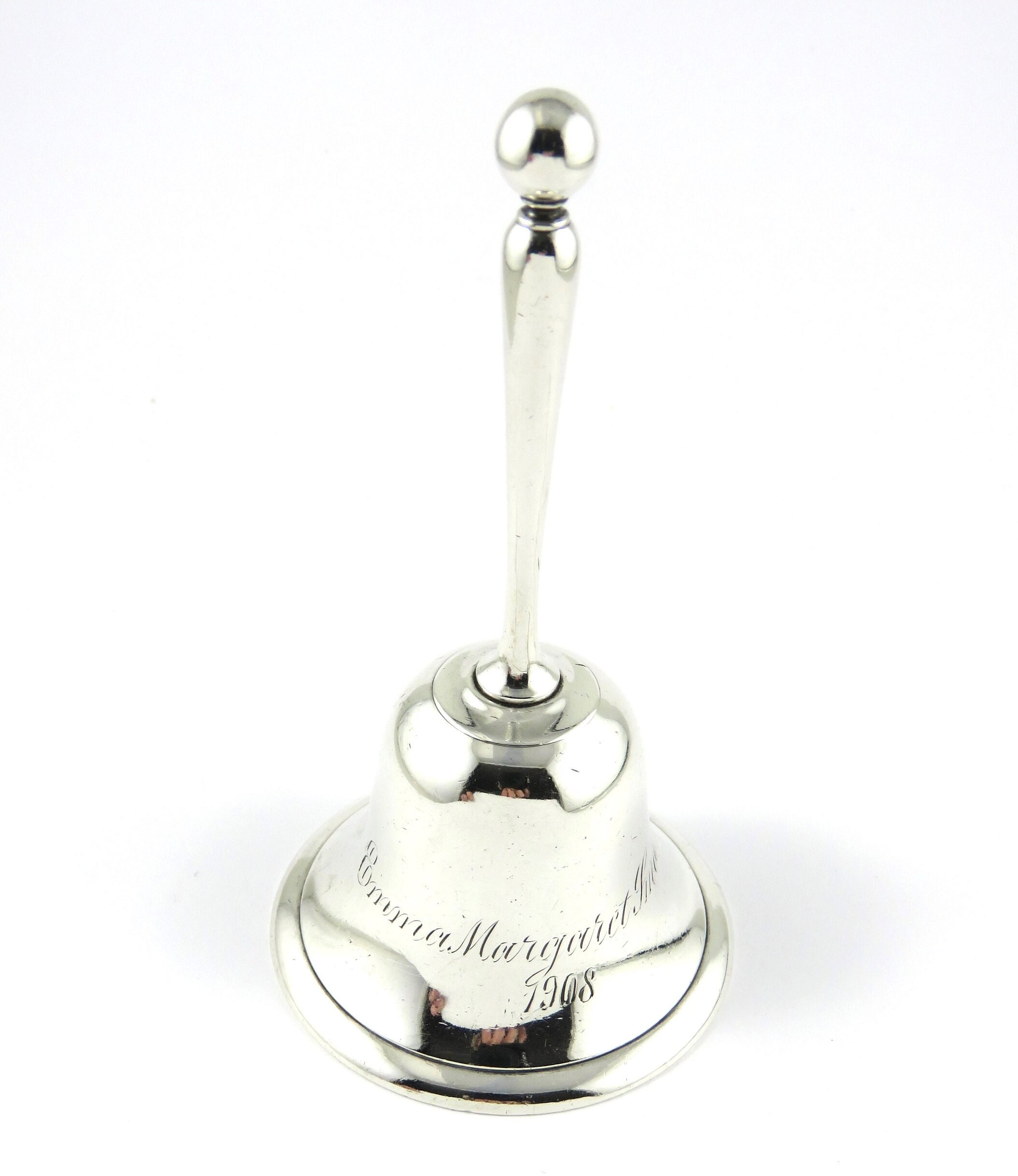 パティントン テーブル・ベル 【SILVER PLATE】 Florentine Gorham Silverplate Dinner Bell #042 5 1/4