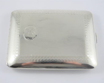 Sterling Silver Cigarette Case