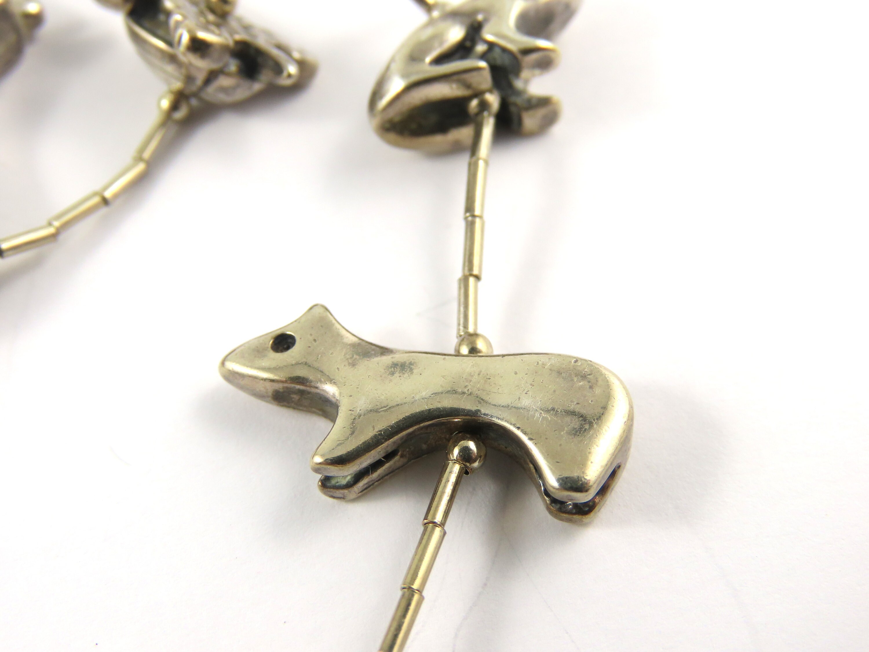 アクセサリー Animal Fetish Pierced Earrings - Silver Amazon.com: Pair of Real Rattlesnake Fang Earrings: Silver