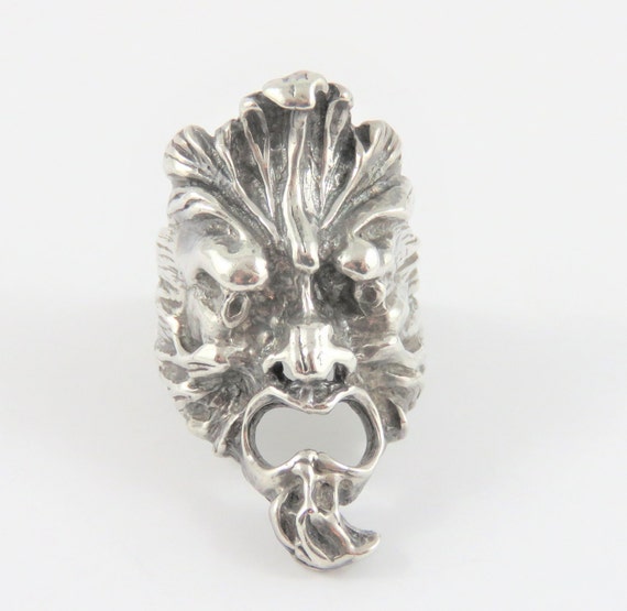 Buy Sterling Silver Devil Head Ring size 8 3 4 Online in India Etsy