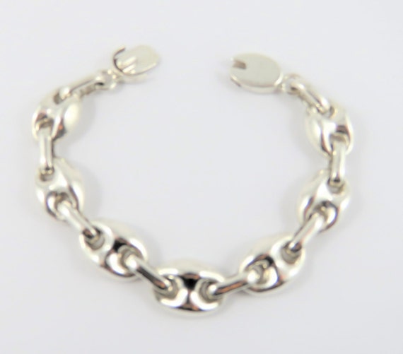 gucci link silver bracelet