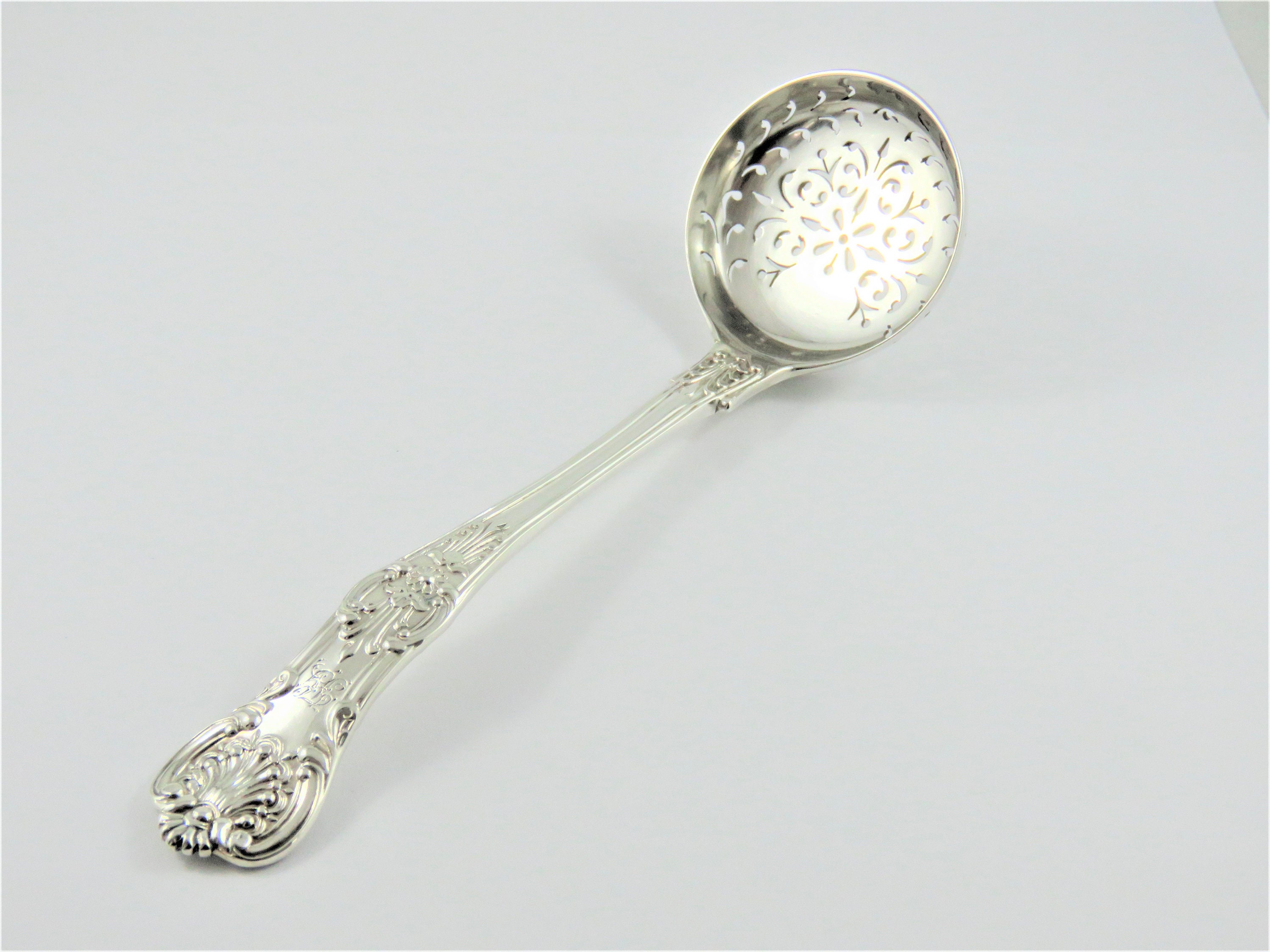 Sterling Silver Victorian Sugar Sifter Spoon With English Etsy
