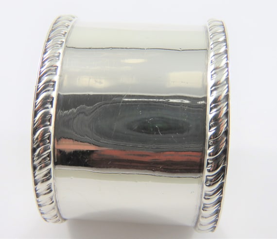 Sterling Napkin Ring With English Hallmarks - image 4