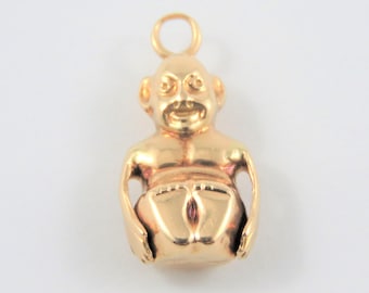 18Kt Yellow Gold Genie Charm