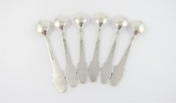 Six Carl Cohr Sterling Silver Demi Tasse Spoons - image 2
