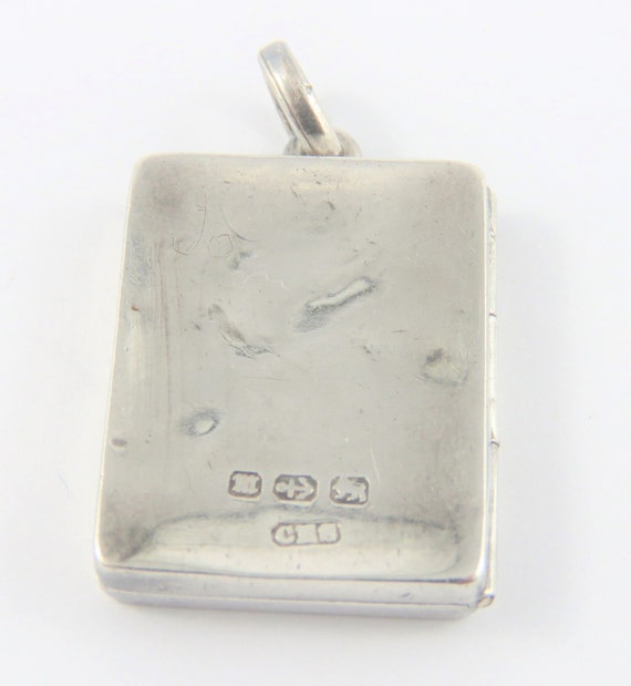 Sterling Horseshoe Locket With English Hallmarks - image 2
