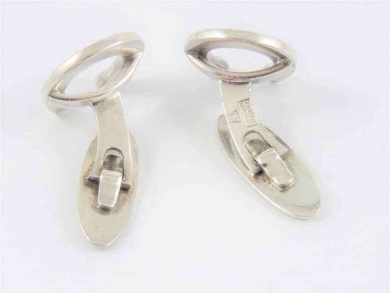Sterling Silver Danish Horseshoe Cuff Links