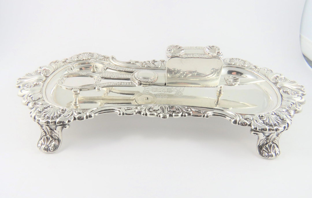 Sterling Candle Snuffer and Tray With English Hallmarks Etsy
