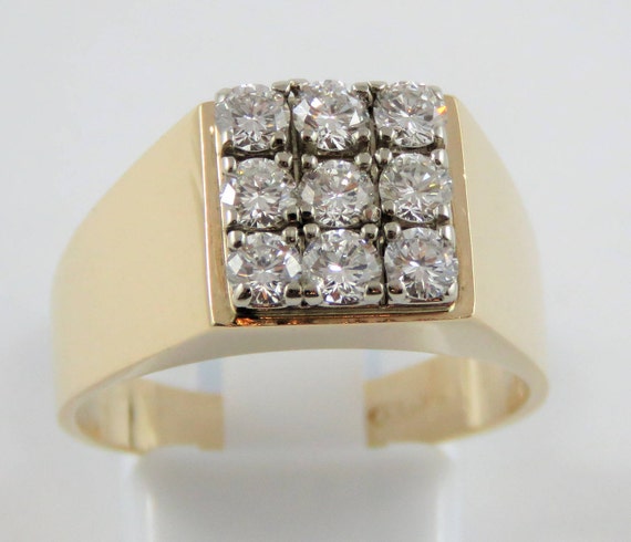 9 Diamond Platinum Ring for Men JL PT 940 – Jewelove.US