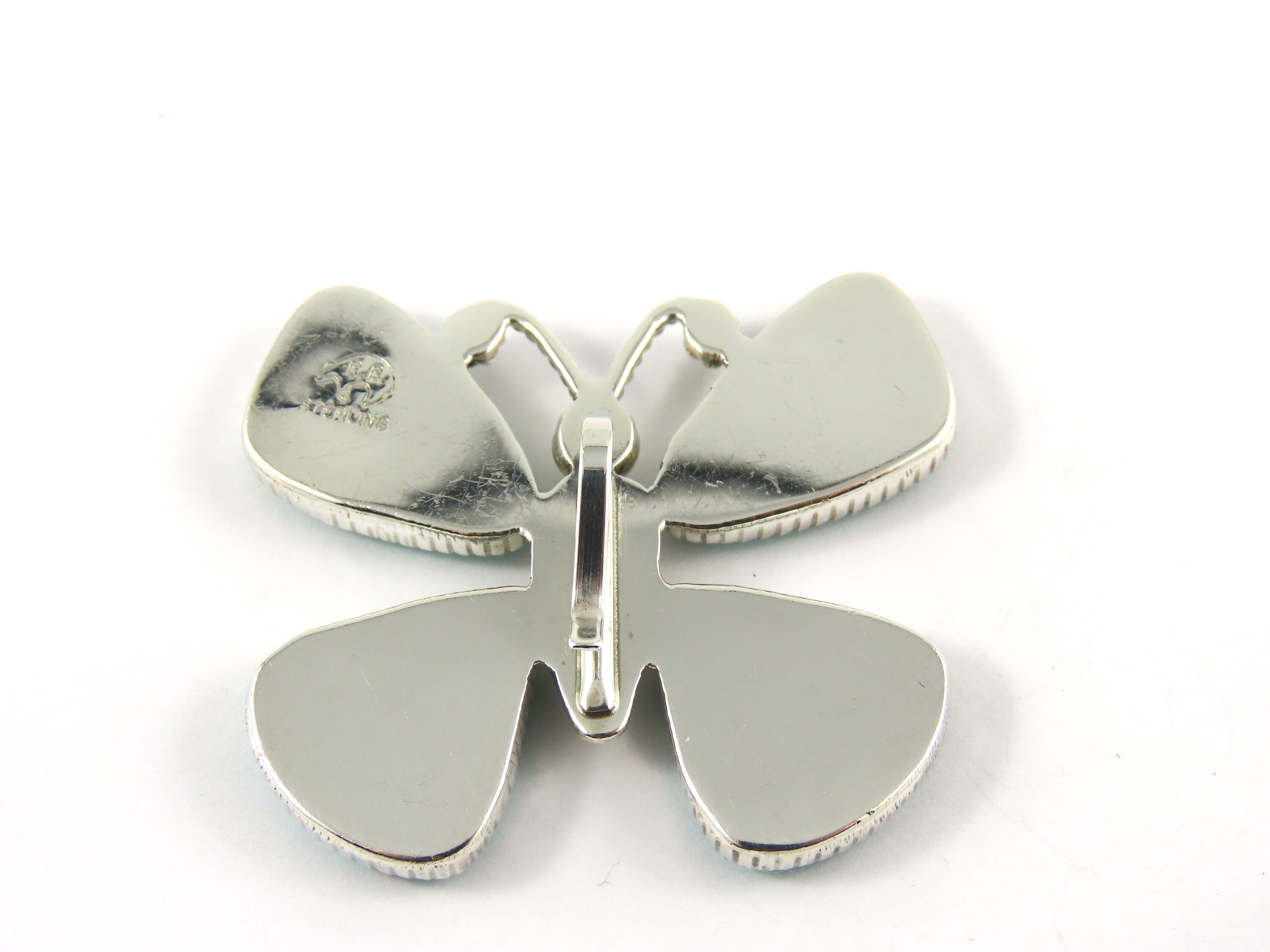 Larry Smith Turquoise Butterfly Pin – BROGUE