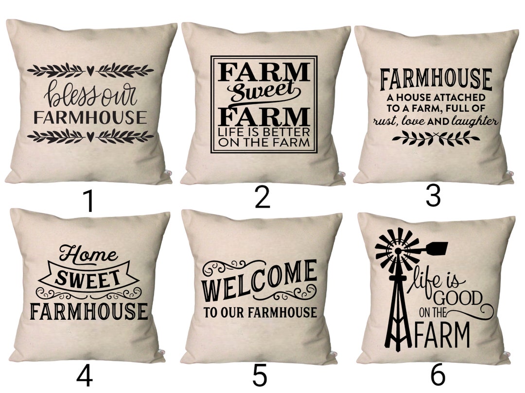 Farmhouse Pillow to Our Farmhouse Pillow Coversfarm Sweet