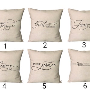 Christian Hymns Pillows ~ Jesus Paid It All Pillow Cover ~ ScriptureThrow Pillows ~ Blessed Assurance Pillow ~ Bible Verse Decor ~ Scripture Pillow