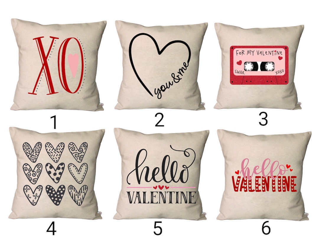 Valentine's Day Pillowshello Valentine Pillow Coversyou and Me Throw
