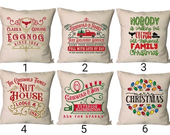 Christmas Vacation Pillow Covers~Clark Griswold Throw Pillow~Nobody is walking Out on this Old- Fashioned Family Christmas Throw Pillow
