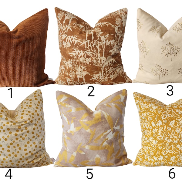 Burnt Orange Pillow Etsy