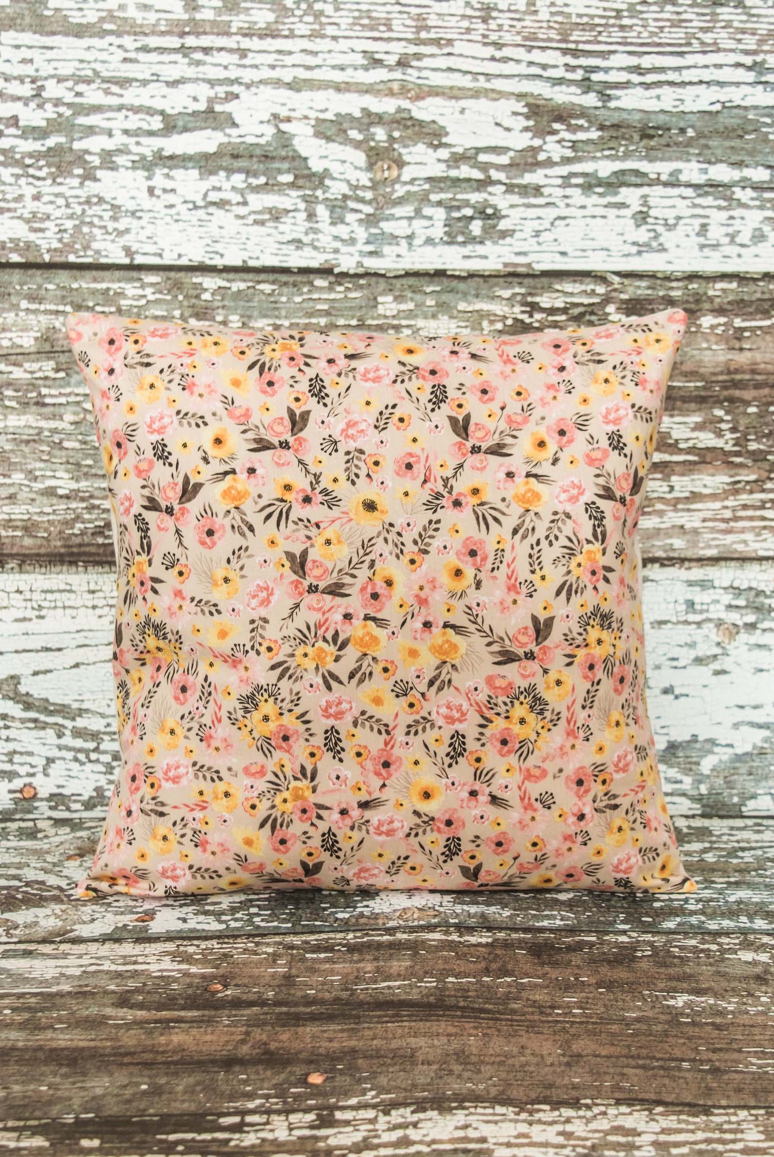 FARMHOUSE Pillow Cover 18X18 ACCENTFLORAL Print Etsy UK