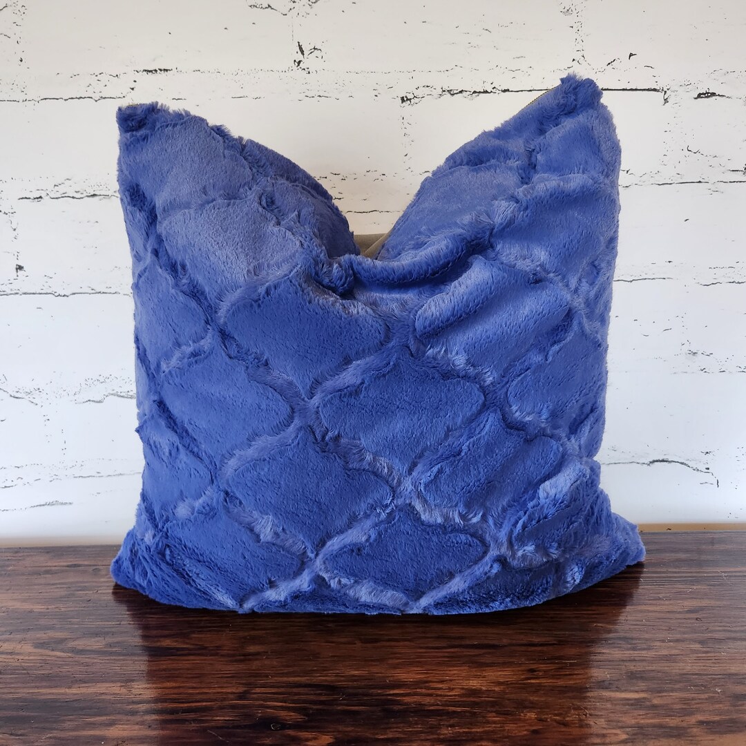 Washable Pillow Cover Super Soft Luxurious Purple Lilac Etsy