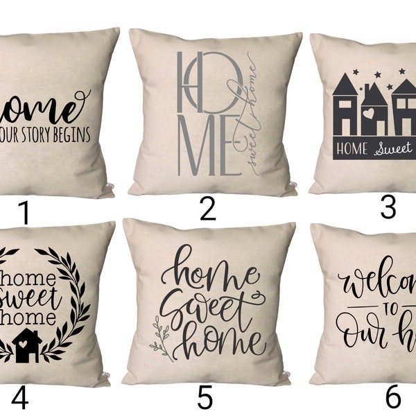 Home Sweet Home Pillow Covers~Welcome to our Home Pillow Covers~Home Sweet Home Throw Pillows~Welcome Pillows