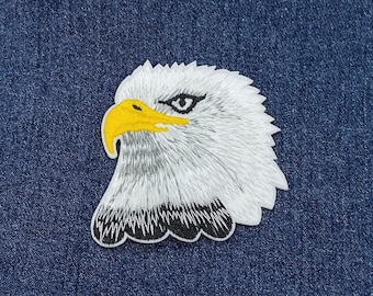 American Eagle embroidered iron-on patch patriotic military clothing sticker